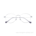 Optical Deformation Display Optica Round Frames Metal Eyewear